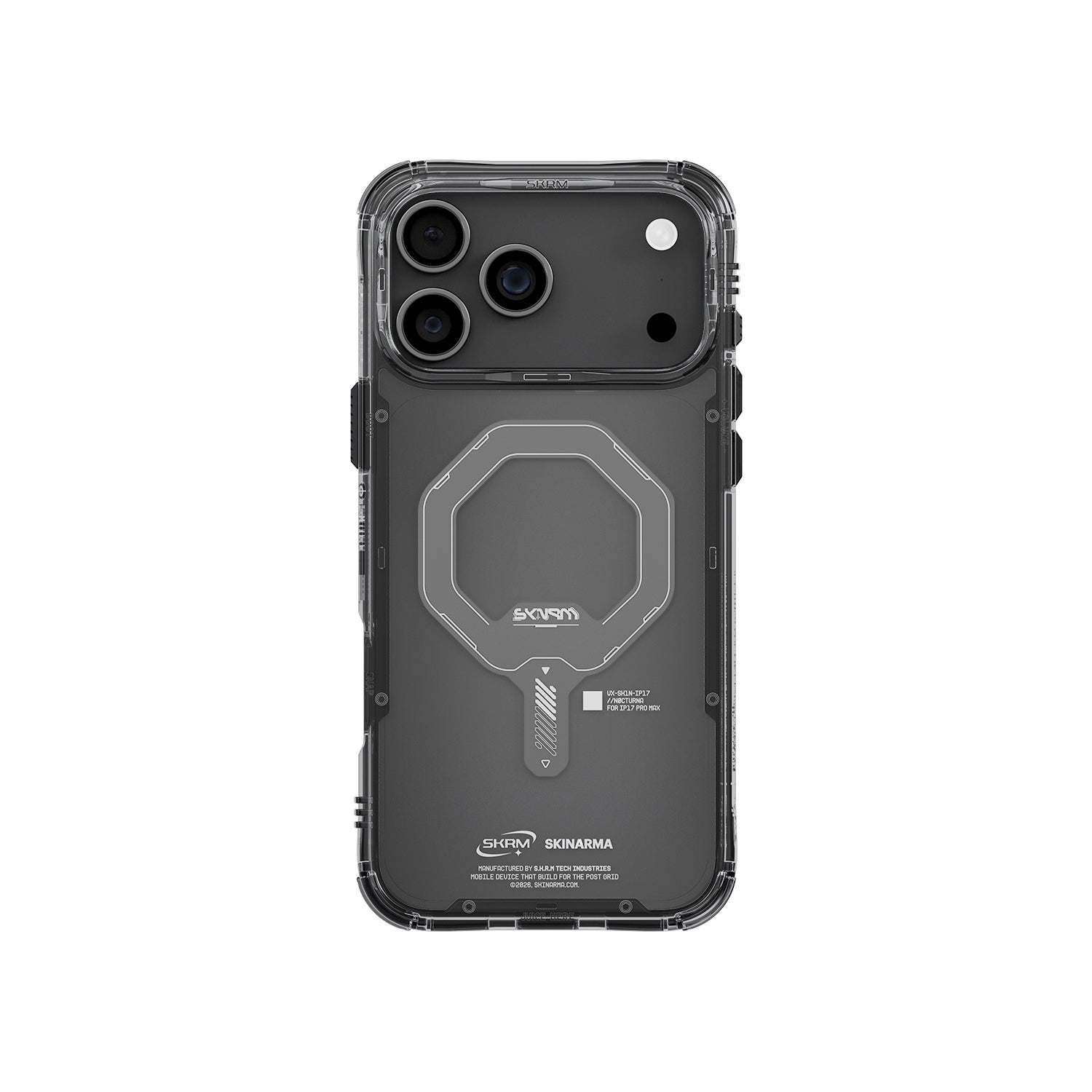 SkinArma Saido MagSafe Case for iPhone 17 Pro | Graphite SkinArma Saido MagSafe Case for iPhone 17 Pro | Graphite